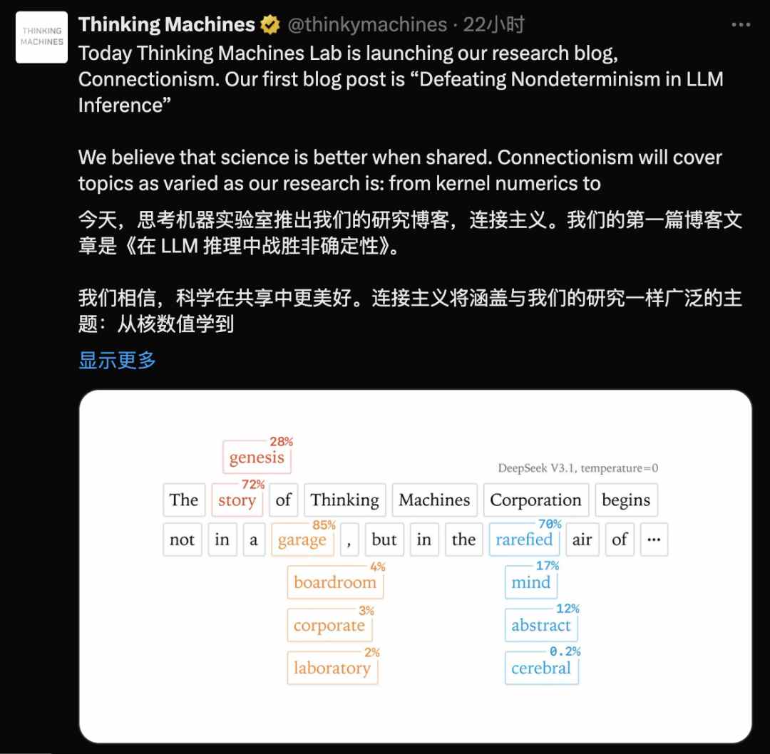 OpenAI 前 CTO 创业的首个成果公布 OpenAI 前 CTO 创业的首个成果公布
