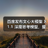 百度发布文心大模型X1.1 深度思考能力显著提升