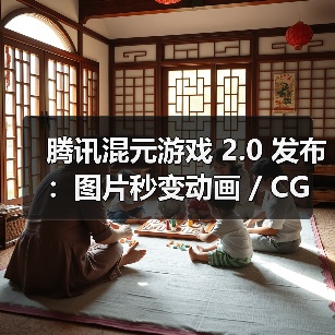 混元游戏2.0升级AI生成技术，提升美术效率突破行业瓶颈