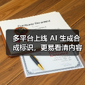 AI生成内容标识新规实施，平台强化识别与管理