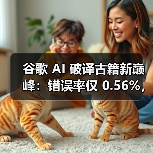 谷歌 AI 破译古籍新巅峰：错误率仅 0.56%，准确率媲美人类专家