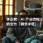 李彦宏:AI 产业结构正转变为「倒金字塔」 李彦宏:AI 产业结构正转变为「倒金字塔」