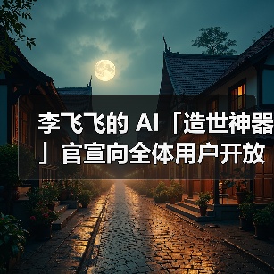 李飞飞团队发布Marble 3D生成模型，引领空间智能新趋势