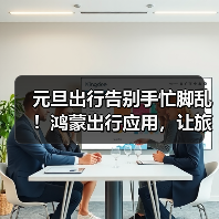 元旦出行告别手忙脚乱！鸿蒙出行应用，让旅途更顺心！