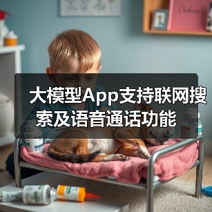 大模型App支持联网搜索及语音通话功能