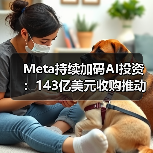 Meta持续加码AI投资：143亿美元收购推动AI突破