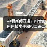 AI假新闻泛滥？抖音如何用技术手段打击谣言？
