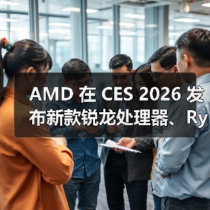 AMD 在 CES 2026 发布新款锐龙处理器、Ryzen AI 及 AMD ROCm，全面扩展其在客户端、图形和软件领域的 AI 领先地位