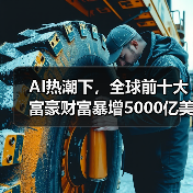 AI热潮引爆富豪财富暴涨！全球前十大富豪财富增长超5000亿-云溯流蓝帝科技网
