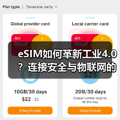 eSIM如何革新工业4.0?连接安全与物联网的深度协同 eSIM如何革新工业4.0?连接安全与物联网的深度协同