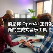 消息称 OpenAI 正开发新的生成式音乐工具,可为视频添加配乐 消息称 OpenAI 正开发新的生成式音乐工具,可为视频添加配乐