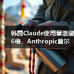 韩国Claude使用量激增6倍,Anthropic首尔办公室即将落地 韩国Claude使用量激增6倍,Anthropic首尔办公室即将落地