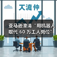 亚马逊澄清“用机器人取代 60 万工人岗位”：只是降本增效，不和人类抢工作