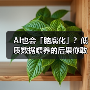 大语言模型接触低质量数据会“脑腐化”?研究揭示认知退化真相-云溯流蓝帝科技网 大语言模型接触低质量数据会“脑腐化”?研究揭示认知退化真相-云溯流蓝帝科技网