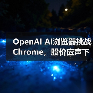 OpenAI AI浏览器挑战Chrome,股价应声下跌3% OpenAI AI浏览器挑战Chrome,股价应声下跌3%