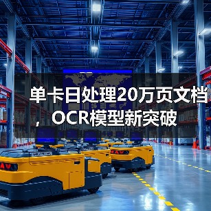 单卡日处理20万页文档,OCR模型新突破 单卡日处理20万页文档,OCR模型新突破