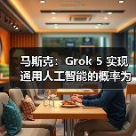 马斯克:Grok 5 实现通用人工智能的概率为 10%,且还在上升 马斯克:Grok 5 实现通用人工智能的概率为 10%,且还在上升