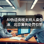 AI伪造央视主持人卖鱼油，北京首例处罚引警示