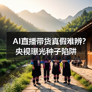 AI直播带货真假难辨?央视曝光种子陷阱 AI直播带货真假难辨?央视曝光种子陷阱