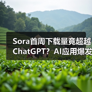 Sora首周下载量竟超越ChatGPT?AI应用爆发背后的争议 Sora首周下载量竟超越ChatGPT?AI应用爆发背后的争议