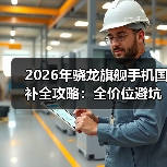 2026年骁龙旗舰手机国补全攻略:全价位避坑推荐 2026年骁龙旗舰手机国补全攻略:全价位避坑推荐