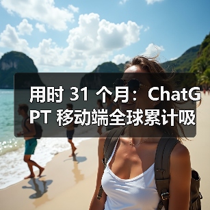 用时 31 个月:ChatGPT 移动端全球累计吸金突破 30 亿美元大关,跑赢 TikTok 与多款流媒体应用 用时 31 个月:ChatGPT 移动端全球累计吸金突破 30 亿美元大关,跑赢 TikTok 与多款流媒体应用