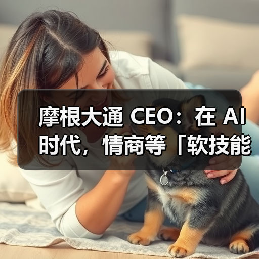 摩根大通 CEO:在 AI 时代,情商等「软技能」对就业更重要 摩根大通 CEO:在 AI 时代,情商等「软技能」对就业更重要