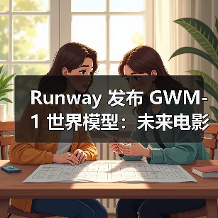 Runway 发布 GWM-1 世界模型:未来电影有望靠 AI“算”出来 Runway 发布 GWM-1 世界模型:未来电影有望靠 AI“算”出来