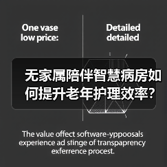 无家属陪伴智慧病房如何提升老年护理效率？