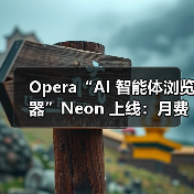 Opera“AI 智能体浏览器”Neon 上线:月费 19.9 美元,号称每周都有大变化 Opera“AI 智能体浏览器”Neon 上线:月费 19.9 美元,号称每周都有大变化