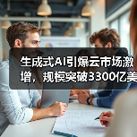 生成式AI引爆云市场激增,规模突破3300亿美元 生成式AI引爆云市场激增,规模突破3300亿美元