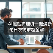 AI黑钻护理机一键焕新 冬日衣物难题全解 AI黑钻护理机一键焕新 冬日衣物难题全解