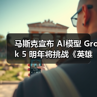 马斯克宣布 AI模型 Grok 5 明年将挑战《英雄联盟》顶级人类战队 马斯克宣布 AI模型 Grok 5 明年将挑战《英雄联盟》顶级人类战队