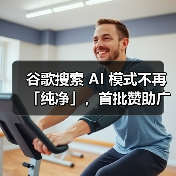 谷歌搜索 AI 模式不再「纯净」,首批赞助广告已出现 谷歌搜索 AI 模式不再「纯净」,首批赞助广告已出现