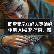 调查显示年轻人更偏好使用 AI搜索 信息,而非传统搜索引擎 调查显示年轻人更偏好使用 AI搜索 信息,而非传统搜索引擎