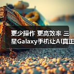 更少操作 更高效率 三星Galaxy手机让AI真正服务于体验 更少操作 更高效率 三星Galaxy手机让AI真正服务于体验
