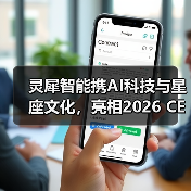 灵犀智能携AI科技与星座文化,亮相2026 CES,展现AI情感陪伴的未来 灵犀智能携AI科技与星座文化,亮相2026 CES,展现AI情感陪伴的未来
