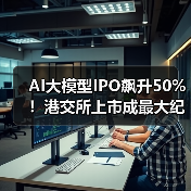 AI大模型IPO飙升50%!港交所上市成最大纪录 AI大模型IPO飙升50%!港交所上市成最大纪录