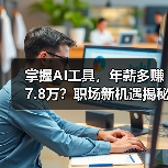 掌握AI工具,年薪多赚7.8万?职场新机遇揭秘 掌握AI工具,年薪多赚7.8万?职场新机遇揭秘