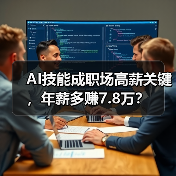AI技能成职场高薪关键,年薪多赚7.8万? AI技能成职场高薪关键,年薪多赚7.8万?