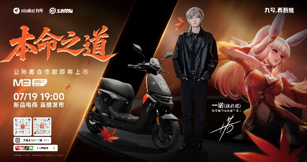 王者荣耀玩家的梦中座驾，九号电动车合作款了解一下？