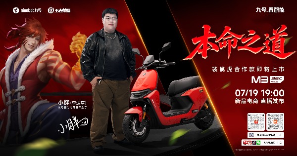 王者荣耀玩家的梦中座驾，九号电动车合作款了解一下？