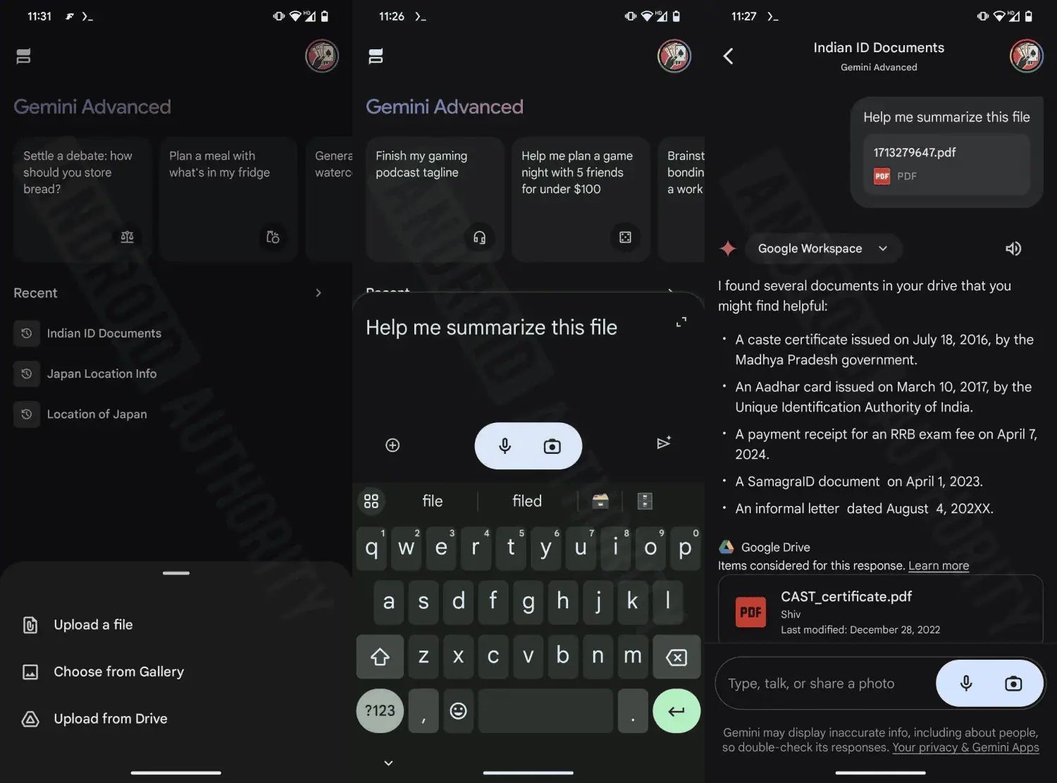 移动版谷歌 Gemini 将迎诸多新特性